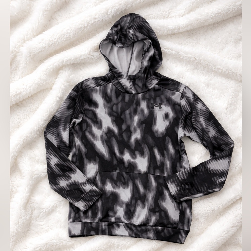 Under Armour Black and White Kids Hoodie